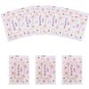 PPhtony Cookie Bags 100Pcs 2.73.9In Bakery Snack Chocolate Dessert Candy Decorating Pastry Bags Cellophane Treat Bags for Party Birthday Halloween Christmas Gift Packaging (Cherry Blossom) view 1