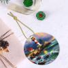 Christmas Ornaments,Ceramic Christmas Tree Hanging Ornaments,Ceramic Pendants for Home & Shop Decoration Lighthouse Diamond Painting view 3