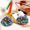 Christmas Ornaments,Ceramic Christmas Tree Hanging Ornaments,Ceramic Pendants for Home & Shop Decoration Lighthouse Diamond Painting view 4