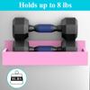 HuggieGems 4 Pack Magnetic Spice Storage Rack Organizer for Refrigerator and Oven, Pink Fridge Organizers and Storage view 4