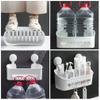 Alipis Shower Shelf Suction Suction Cup Rack for Kitchen Storage Holder Abs Material Multi-height Cosmetics Organizer view 2