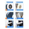 SBTRKT 4pcs/Set Shower Room Sliding Casters, 23mm/25mm Double Pop-up Rollers, Sliding Door Rollers, Brass and Zinc Alloy Fittings (Color : 4PCS DOWN-25MM) view 2