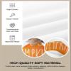 ZOE GARDEN Thanksgiving Chair Seat Covers for Dining Room Stretch Chair Seat Covers Set of 6, Chair Seat Protector Cushion Slipcovers for Kitchen Restaurant Office Burnt Orange Pumpkin Festival view 2