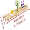 CHIPEL Folding Table Wall-Mounted Table, Multi-Function Floating Drop-Leaf Dining Desk, Heavy Duty Workbench Computer Desk for Study, Kitchen, Dinner, Laundry, Etc No Chairs view 3