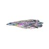 GAJUST 1pc Natural Quartz Crystal Jet Rainbow Titanium Cluster Specimen Electroplate Color Feather Shape Ornament view 1