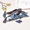 GAJUST 1pc Natural Quartz Crystal Jet Rainbow Titanium Cluster Specimen Electroplate Color Feather Shape Ornament view 4