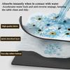 Flowers Pattern Kitchen Dish Drying Mat, 3D Effect Super Absorbent Drainer Mat Counter MatNanofiber Diatomaceous Earth Anti-Slip Sink Mat Insulation Pad (5060cm,G) view 4