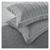 QuKan Bed, 3Pcs Luxury Cotton Throw Blanket Bedspread 245x250cm White,Pink,Gray,Blue Bed Bedsheet Pillowcase view 3
