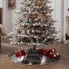 Hallway Decor Christmas Tree Skirt 36" Xmas Tree Skirts Mat Farmhouse Design Christmas Tree Cover Mat for Xmas Party Holiday Decorations Indoor Outdoor view 4