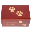 ABOOFAN Wood Pet Urn for Ashes Memorial Wooden Keepsake Box for Dogs and Cats Elegant Pet Ashes Urn for Home Decor for Honoring view 2