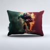 REALIN Running Rugby Player Duvet Cover Set Retro Footballer Bedding Girl Boy Kids Bed Sets 2/3/4PCS Quilt Covers/Sheets/Pillow Shams,Twin/Full/Queen/King (B,Full-200x229cm-4PCS) view 3