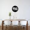 Qauirfe American Flag Lineman 9.84-in Silent Non-Ticking Round Wall Clock - Modern Dcor for Home Office School view 2