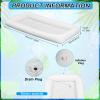 Leitee Inflatable Serving Bar Ice Buffet Cooler Serving Tray,White view 2