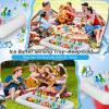 Leitee Inflatable Serving Bar Ice Buffet Cooler Serving Tray,White view 3