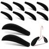 Luxshiny Clothes Hanger Shoulder Pads 10 Pack Foam for Sweaters Coats and Delicate Garments 5.51X1.77X1.18 Inches No Shoulder Bump Hangers for Closet Organization view 1