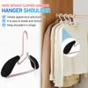 Luxshiny Clothes Hanger Shoulder Pads 10 Pack Foam for Sweaters Coats and Delicate Garments 5.51X1.77X1.18 Inches No Shoulder Bump Hangers for Closet Organization view 4