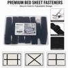 Bertork Tablecloth Clips, Multi-Use Sheet Holders for Tables & Beds, 6 Pack view 2