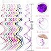 30 pcs Purple Hanging Swirls Party Decorations Party Streamers for Ceiling Party Decorations view 2