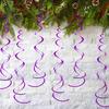 30 pcs Purple Hanging Swirls Party Decorations Party Streamers for Ceiling Party Decorations view 4