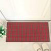 Fluffy Bath Rug Christmas Tartan Red Green Plaid,Non Slip Shag Carpet Soft Floor Door Mat Valentine's Day Romantic Stripe,Absorbent Entrance Rugs for Kitchen Bathroom Living Room view 3