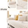 Funny Fuzzy Couch Cover Washable Sectional Sofa Slipcovers for 1/2/3/4 Cushion Pet Friendly Super Cozy Plush view 2