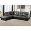 A Ainehome 2 Pieces Sectional Sofa Sets, L-Shape Sofa Microfiber Couch Living Room Sofa Set with Chaise Using for Living Room Furniture(A-Taupe, Left Hand Facing) view 1