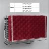 T&H XHome Indoor Air Conditioner Cover - Solid Color Wine Red Double Insulation Waterproof Adjustable Inside Window AC Unit Cover Parts with Free Elastic Straps, 17x13x3.5IN view 2