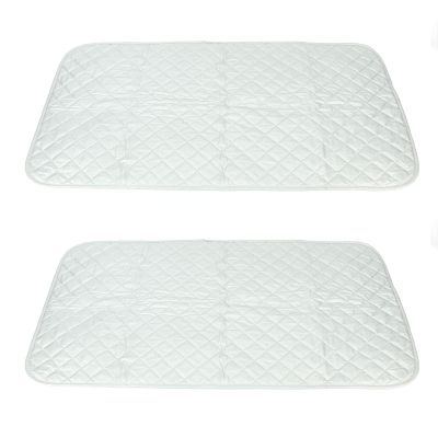 2PCS Magnetic Ironing Mat Blanket, Ironing Board Replacement, Iron Board Alternative Cover, Portable Travel Ironing Pad,Washer and Dryer Countertop, Ironing Pad