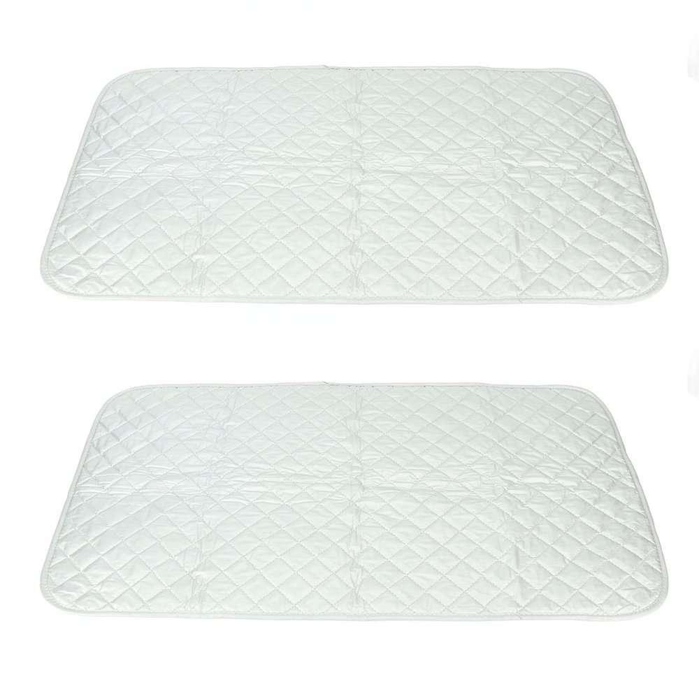 2PCS Magnetic Ironing Mat Blanket, Ironing Board Replacement, Iron Board Alternative Cover, Portable Travel Ironing Pad,Washer and Dryer Countertop, Ironing Pad