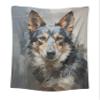 CAPITUNEISKINEPA Czechoslovakian Wolfdog Blanket Gifts Decorative Blanket Soft Throw Blankets 50" x 60" view 1