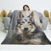 CAPITUNEISKINEPA Czechoslovakian Wolfdog Blanket Gifts Decorative Blanket Soft Throw Blankets 50" x 60" view 3