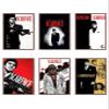 Scarface Poster Tony Montana Classic Movie Posters for Room Aesthetic Print Set of 6 Wall Art for Living Room Bedroom Decor 8 in x12 in Unframed view 1