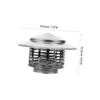 Yardenfun Stainless Steel Chimney Cap 7.3 Inch Umbrella Rain Hat Roof Chimney Cover for Bird and Rain Protection Outdoor Stove Flue Vent view 2
