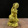burid Pure Copper Monkey Statues Chinese Zodiac Guardian Feng Shui Office Study Desktop Figurine Home Decoration Housewarming Congratulatory Gift-Monkey view 2