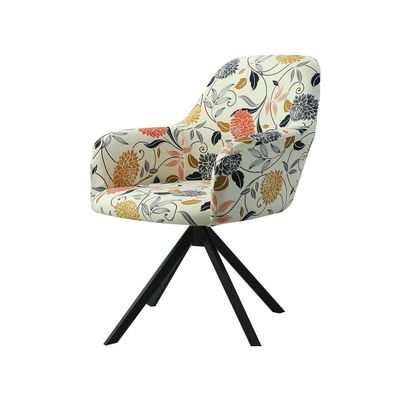 UEMIS Stretch Mid-Back Office Desk Seat Slipcovers Swivel Armchair Accent Dining Removable Parsons Chair Cover for Office, Leisure Arm Chair Protector Cover with arms for Living Room 1PCS K