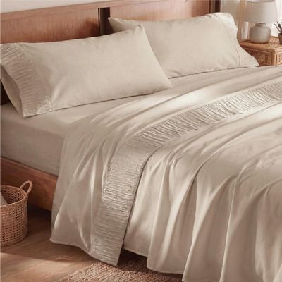 Bedsure Queen Sheet Set - 4 Pieces Soft, Breathable, Cooling Bed Sheets