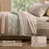 Bedsure Queen Sheet Set - 4 Pieces Soft, Breathable, Cooling Bed Sheets view 4