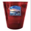 R and R Imports National Harbor Design A Souvenir Plastic 16 oz pint Red 4-Pack view 1