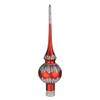 Grace Red Glass Christmas Tree Topper view 1
