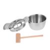 304 Stainless Steel Pomegranate Peeler Tool Set with Wood Hammer Manual Pomegranate Deseeder Easy Cleanup Kitchen Fruit Peeling Tool view 1