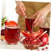 304 Stainless Steel Pomegranate Peeler Tool Set with Wood Hammer Manual Pomegranate Deseeder Easy Cleanup Kitchen Fruit Peeling Tool view 4