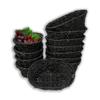 12 Pack Handmade Handwoven Dark Brown Seagrass 9 Oval Tray Baskets  Multipurpose Food, Bread & Fruit Serving Baskets for Home, Restaurants & Catering  Bulk Supply Set, Bathroom Organizer view 1