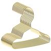 FRCOLOR 40Pcs Metal Dog Hangers for Closet Space-Saving Small Pet Clothes Racks 5.90 X 4.33 Inch Coat Hangers for Puppy Apparel view 1
