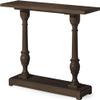Maven Lane Arthur Traditional Rectangular Accent Console Table for Small Spaces and Front Door Entrance Hallway in Antiqued Brown Finish view 1