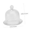 Amosfun 1pc Decorative Glass Dessert Creative Display Cloche for Home Decor Parties and Events Elegant Transparent Food and Presentation view 2