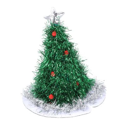 jojofuny Christmas Tree Hat Fun Headwear for Holiday Parties Comfortable Festive Costume Accessory for Family Gatherings and Photo Booth Props