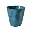 DIPSTICK Kitchen Trash Can Simple Style Home Living Room Kitchen Trash Can Without Lid Large Creative Bedroom Office Waste Paper Basket Bedroom Trash Can (Color : Blue, Size : Small) view 1