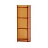 AMUFJJ 4Tier Acrylic Magazine Rack, Living Room Office Bathroom Storage HolderRectangular Floor Organizer for Display Newspaper Magazines Letters(Orange,40x25x118cm) view 1