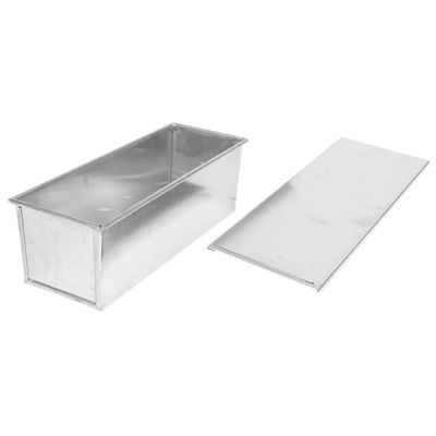 BRIGHTFUFU Breadbox for Baking Loaf Pan Lid Small Loaf Pans Aluminum Alloy Nonstick Easy Clean for Home Professional Use