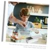 BRIGHTFUFU Breadbox for Baking Loaf Pan Lid Small Loaf Pans Aluminum Alloy Nonstick Easy Clean for Home Professional Use view 2